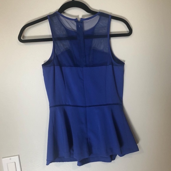Blue Dynamite Peplum Blouse - Picture 2 of 4